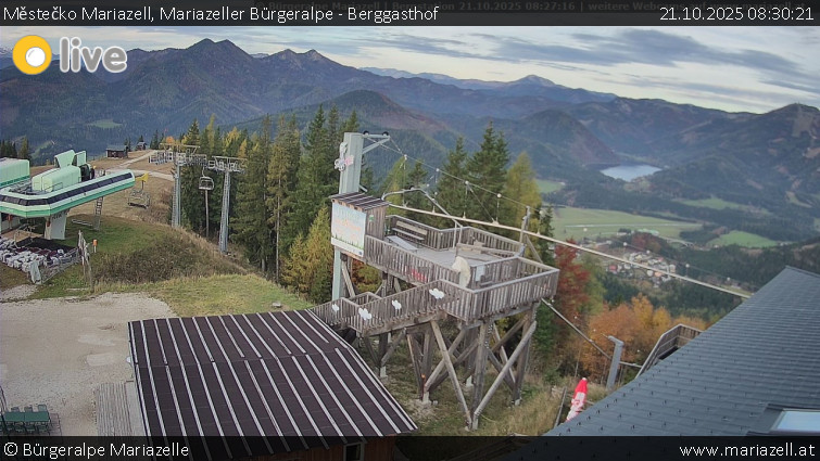 Městečko Mariazell - Mariazeller Bürgeralpe - Berggasthof - 21.10.2025 v 08:30 Městečko Mariazell - Mariazeller Bürgeralpe - Berggasthof - 21.10.2025 v 08:30