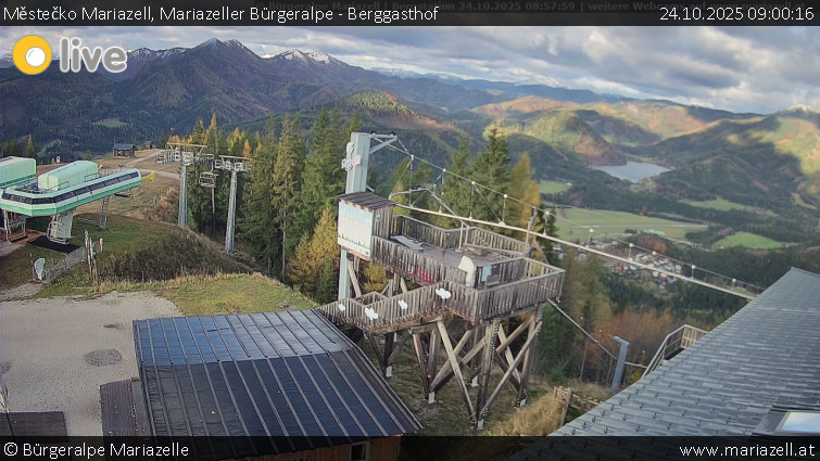 Městečko Mariazell - Mariazeller Bürgeralpe - Berggasthof - 24.10.2025 v 09:00 Městečko Mariazell - Mariazeller Bürgeralpe - Berggasthof - 24.10.2025 v 09:00