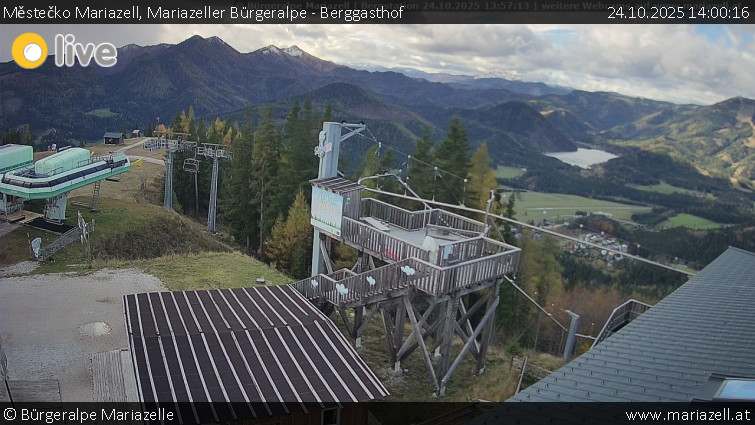 Městečko Mariazell - Mariazeller Bürgeralpe - Berggasthof - 24.10.2025 v 14:00 Městečko Mariazell - Mariazeller Bürgeralpe - Berggasthof - 24.10.2025 v 14:00