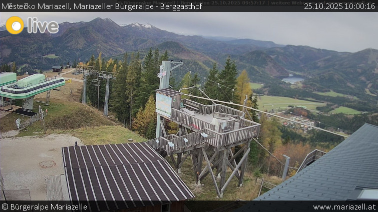 Městečko Mariazell - Mariazeller Bürgeralpe - Berggasthof - 25.10.2025 v 10:00 Městečko Mariazell - Mariazeller Bürgeralpe - Berggasthof - 25.10.2025 v 10:00