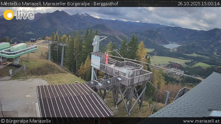Městečko Mariazell - Mariazeller Bürgeralpe - Berggasthof - 26.10.2025 v 15:00 Městečko Mariazell - Mariazeller Bürgeralpe - Berggasthof - 26.10.2025 v 15:00