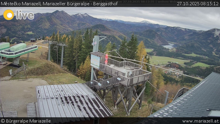 Městečko Mariazell - Mariazeller Bürgeralpe - Berggasthof - 27.10.2025 v 08:15 Městečko Mariazell - Mariazeller Bürgeralpe - Berggasthof - 27.10.2025 v 08:15