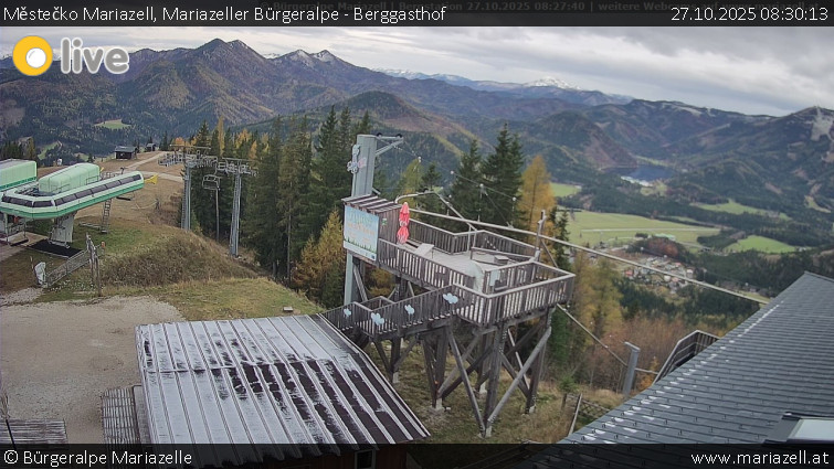 Městečko Mariazell - Mariazeller Bürgeralpe - Berggasthof - 27.10.2025 v 08:30 Městečko Mariazell - Mariazeller Bürgeralpe - Berggasthof - 27.10.2025 v 08:30