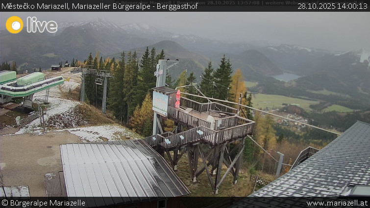 Městečko Mariazell - Mariazeller Bürgeralpe - Berggasthof - 28.10.2025 v 14:00 Městečko Mariazell - Mariazeller Bürgeralpe - Berggasthof - 28.10.2025 v 14:00
