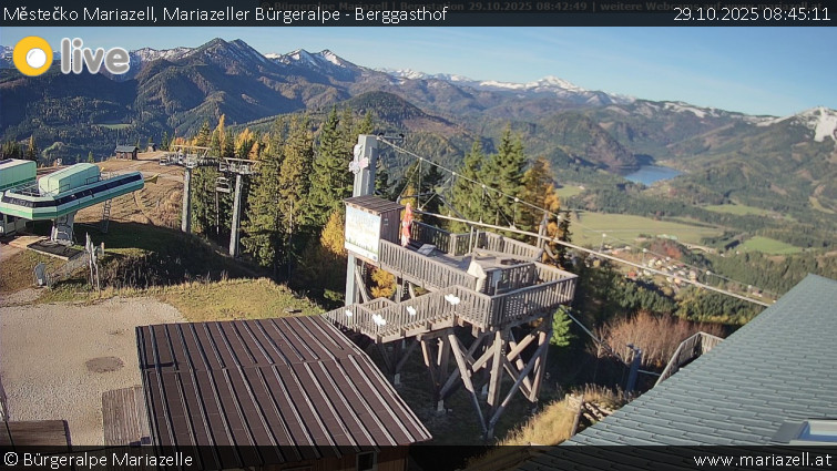 Městečko Mariazell - Mariazeller Bürgeralpe - Berggasthof - 29.10.2025 v 08:45 Městečko Mariazell - Mariazeller Bürgeralpe - Berggasthof - 29.10.2025 v 08:45