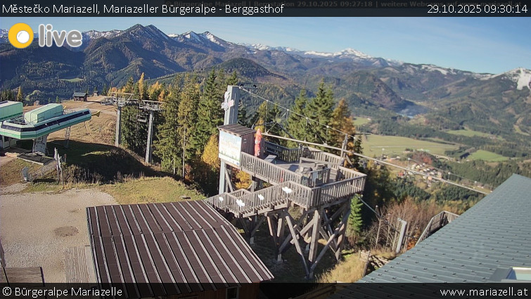Městečko Mariazell - Mariazeller Bürgeralpe - Berggasthof - 29.10.2025 v 09:30 Městečko Mariazell - Mariazeller Bürgeralpe - Berggasthof - 29.10.2025 v 09:30
