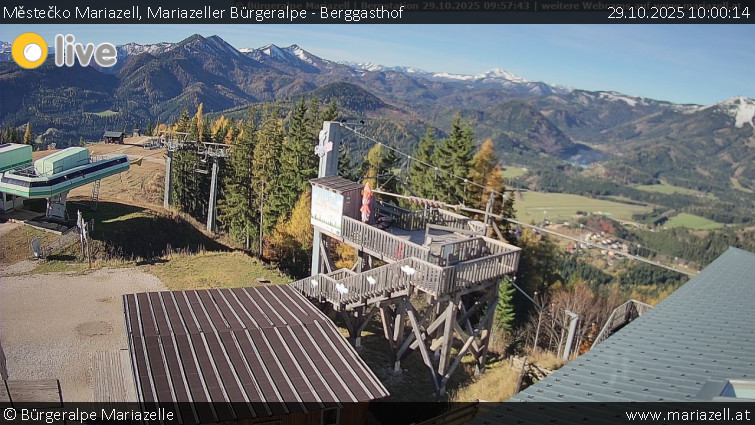Městečko Mariazell - Mariazeller Bürgeralpe - Berggasthof - 29.10.2025 v 10:00 Městečko Mariazell - Mariazeller Bürgeralpe - Berggasthof - 29.10.2025 v 10:00