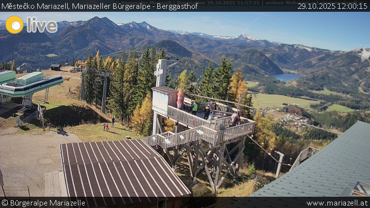 Městečko Mariazell - Mariazeller Bürgeralpe - Berggasthof - 29.10.2025 v 12:00 Městečko Mariazell - Mariazeller Bürgeralpe - Berggasthof - 29.10.2025 v 12:00