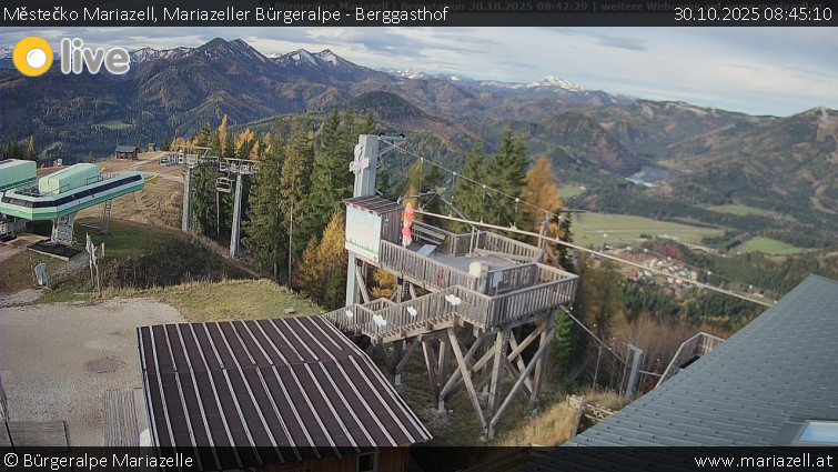 Městečko Mariazell - Mariazeller Bürgeralpe - Berggasthof - 30.10.2025 v 08:45 Městečko Mariazell - Mariazeller Bürgeralpe - Berggasthof - 30.10.2025 v 08:45