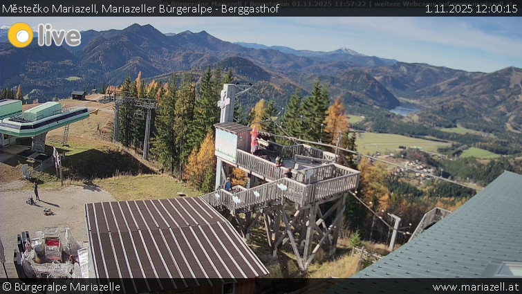 Městečko Mariazell - Mariazeller Bürgeralpe - Berggasthof - 1.11.2025 v 12:00 Městečko Mariazell - Mariazeller Bürgeralpe - Berggasthof - 1.11.2025 v 12:00