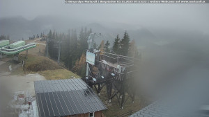 Městečko Mariazell - Mariazeller Bürgeralpe - Berggasthof - 3.11.2025 v 07:15 Městečko Mariazell - Mariazeller Bürgeralpe - Berggasthof - 3.11.2025 v 07:15