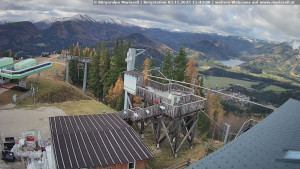 Městečko Mariazell - Mariazeller Bürgeralpe - Berggasthof - 3.11.2025 v 11:45 Městečko Mariazell - Mariazeller Bürgeralpe - Berggasthof - 3.11.2025 v 11:45