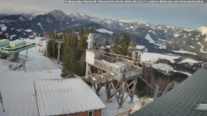 Městečko Mariazell - Mariazeller Bürgeralpe - Berggasthof - 5.1.2026 v 09:15 Městečko Mariazell - Mariazeller Bürgeralpe - Berggasthof - 5.1.2026 v 09:15