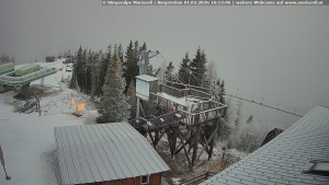 Městečko Mariazell - Mariazeller Bürgeralpe - Berggasthof - 1.2.2026 v 16:15 Městečko Mariazell - Mariazeller Bürgeralpe - Berggasthof - 1.2.2026 v 16:15