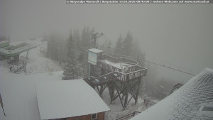 Městečko Mariazell - Mariazeller Bürgeralpe - Berggasthof - 15.2.2026 v 08:45 Městečko Mariazell - Mariazeller Bürgeralpe - Berggasthof - 15.2.2026 v 08:45