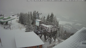 Městečko Mariazell - Mariazeller Bürgeralpe - Berggasthof - 15.2.2026 v 11:15 Městečko Mariazell - Mariazeller Bürgeralpe - Berggasthof - 15.2.2026 v 11:15