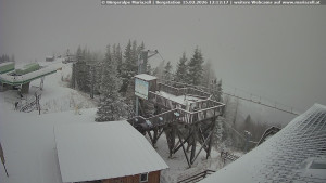 Městečko Mariazell - Mariazeller Bürgeralpe - Berggasthof - 15.2.2026 v 12:15 Městečko Mariazell - Mariazeller Bürgeralpe - Berggasthof - 15.2.2026 v 12:15