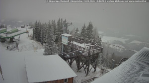 Městečko Mariazell - Mariazeller Bürgeralpe - Berggasthof - 15.2.2026 v 13:45 Městečko Mariazell - Mariazeller Bürgeralpe - Berggasthof - 15.2.2026 v 13:45