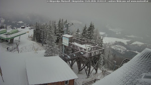 Městečko Mariazell - Mariazeller Bürgeralpe - Berggasthof - 15.2.2026 v 14:45 Městečko Mariazell - Mariazeller Bürgeralpe - Berggasthof - 15.2.2026 v 14:45