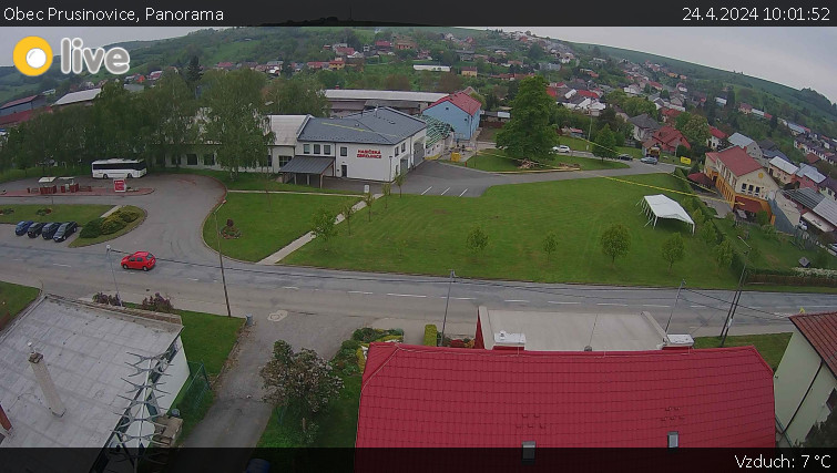 Obec Prusinovice - Panorama - 24.4.2024 v 10:01