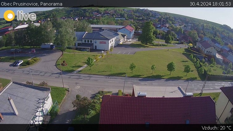 Obec Prusinovice - Panorama - 30.4.2024 v 18:01