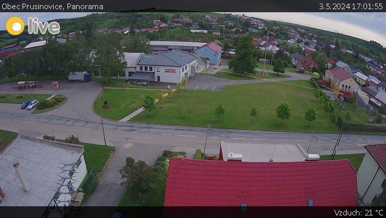 Obec Prusinovice - Panorama - 3.5.2024 v 17:01