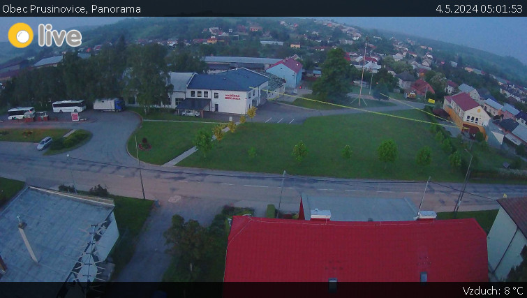 Obec Prusinovice - Panorama - 4.5.2024 v 05:01