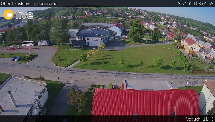Obec Prusinovice - Panorama - 5.5.2024 v 08:01