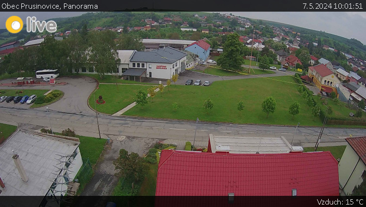 Obec Prusinovice - Panorama - 7.5.2024 v 10:01