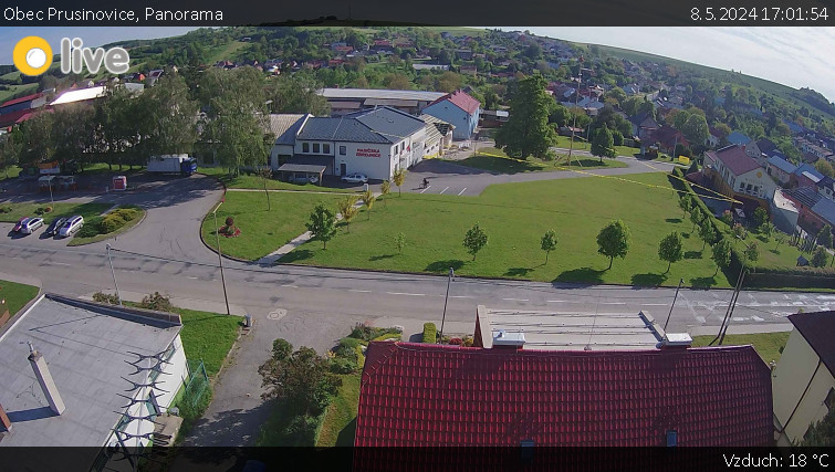 Obec Prusinovice - Panorama - 8.5.2024 v 17:01