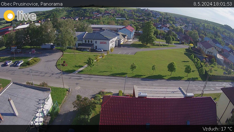 Obec Prusinovice - Panorama - 8.5.2024 v 18:01