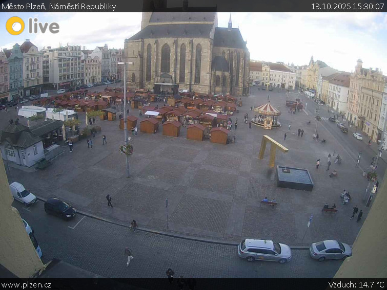 Město Plzeň - Náměstí Republiky - 13.10.2025 v 15:30 Město Plzeň - Náměstí Republiky - 13.10.2025 v 15:30