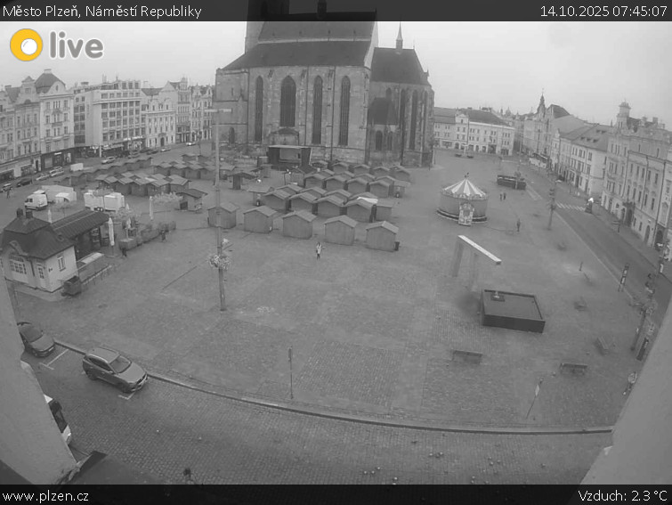 Město Plzeň - Náměstí Republiky - 14.10.2025 v 07:45 Město Plzeň - Náměstí Republiky - 14.10.2025 v 07:45