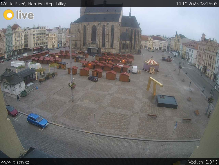 Město Plzeň - Náměstí Republiky - 14.10.2025 v 08:15 Město Plzeň - Náměstí Republiky - 14.10.2025 v 08:15