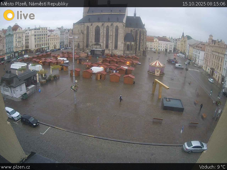 Město Plzeň - Náměstí Republiky - 15.10.2025 v 08:15 Město Plzeň - Náměstí Republiky - 15.10.2025 v 08:15
