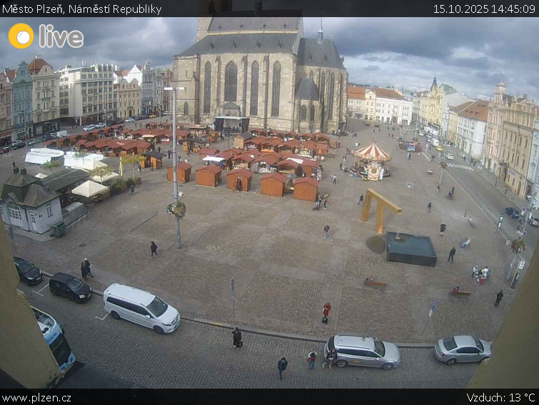 Město Plzeň - Náměstí Republiky - 15.10.2025 v 14:45 Město Plzeň - Náměstí Republiky - 15.10.2025 v 14:45