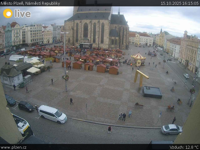 Město Plzeň - Náměstí Republiky - 15.10.2025 v 16:15 Město Plzeň - Náměstí Republiky - 15.10.2025 v 16:15