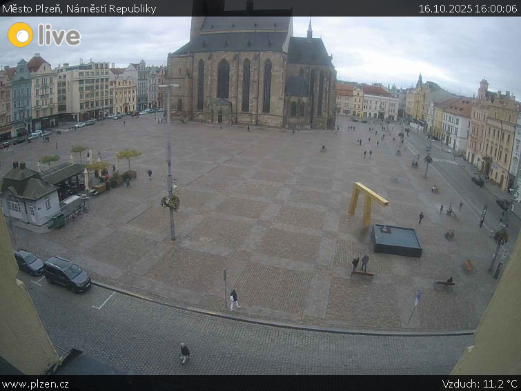 Město Plzeň - Náměstí Republiky - 16.10.2025 v 16:00 Město Plzeň - Náměstí Republiky - 16.10.2025 v 16:00