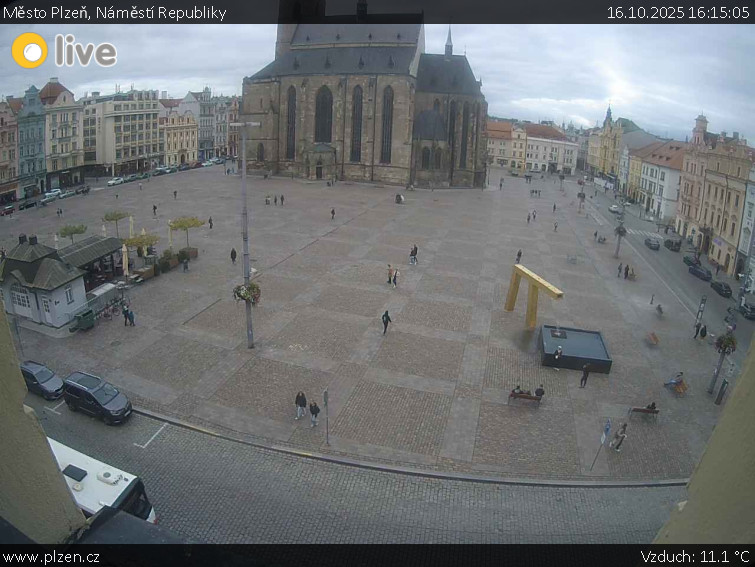 Město Plzeň - Náměstí Republiky - 16.10.2025 v 16:15 Město Plzeň - Náměstí Republiky - 16.10.2025 v 16:15