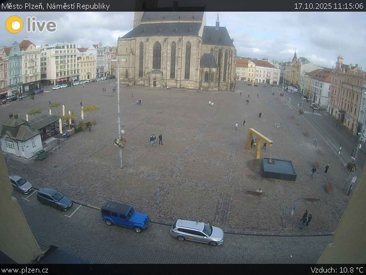 Město Plzeň - Náměstí Republiky - 17.10.2025 v 11:15 Město Plzeň - Náměstí Republiky - 17.10.2025 v 11:15