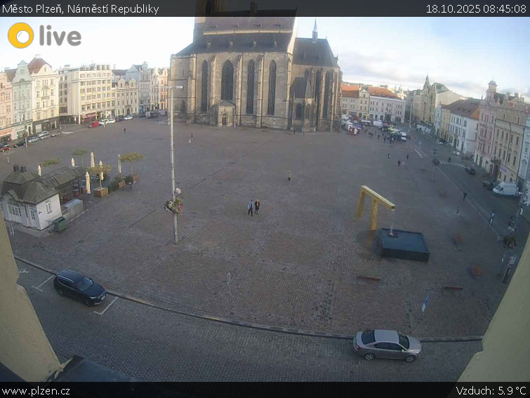 Město Plzeň - Náměstí Republiky - 18.10.2025 v 08:45 Město Plzeň - Náměstí Republiky - 18.10.2025 v 08:45