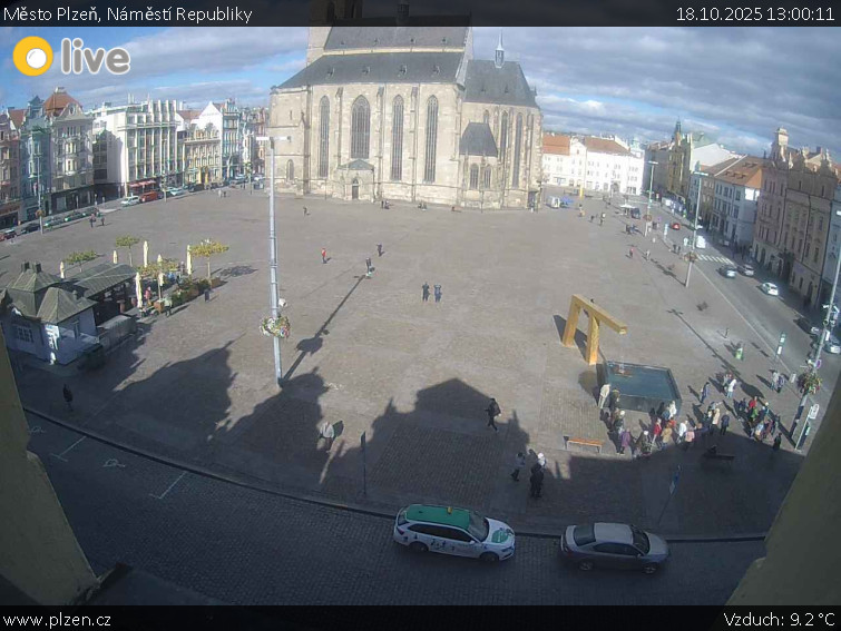 Město Plzeň - Náměstí Republiky - 18.10.2025 v 13:00 Město Plzeň - Náměstí Republiky - 18.10.2025 v 13:00
