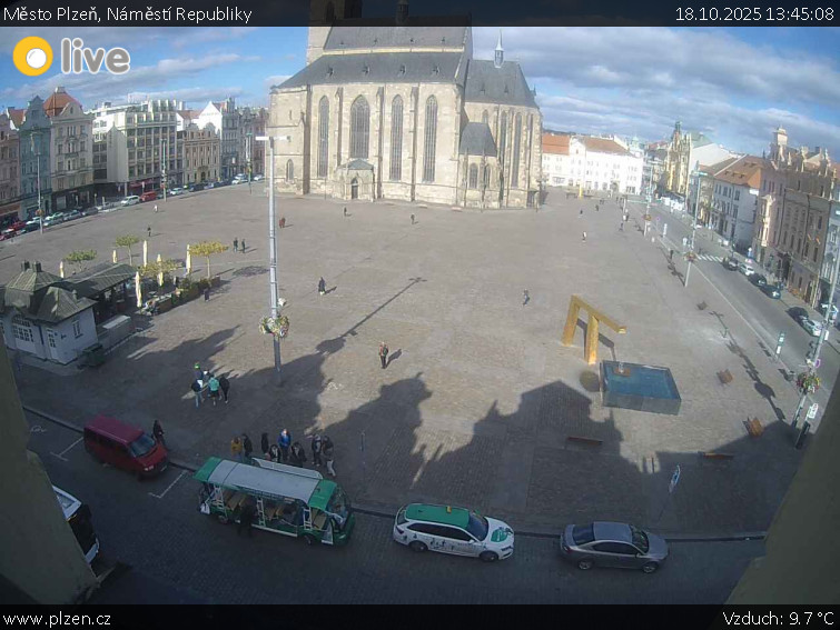 Město Plzeň - Náměstí Republiky - 18.10.2025 v 13:45 Město Plzeň - Náměstí Republiky - 18.10.2025 v 13:45