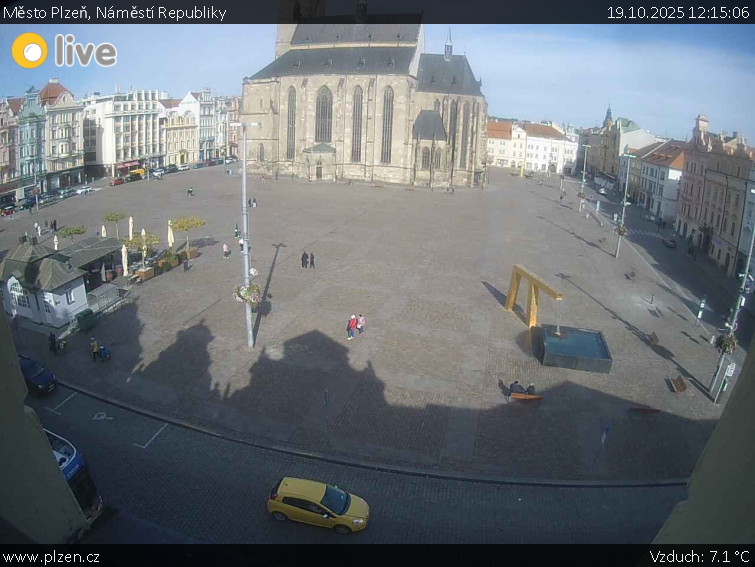 Město Plzeň - Náměstí Republiky - 19.10.2025 v 12:15 Město Plzeň - Náměstí Republiky - 19.10.2025 v 12:15