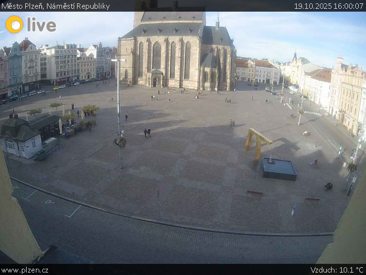 Město Plzeň - Náměstí Republiky - 19.10.2025 v 16:00 Město Plzeň - Náměstí Republiky - 19.10.2025 v 16:00