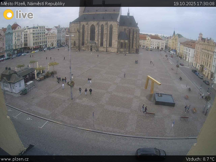 Město Plzeň - Náměstí Republiky - 19.10.2025 v 17:30 Město Plzeň - Náměstí Republiky - 19.10.2025 v 17:30