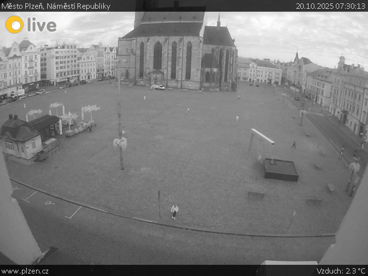 Město Plzeň - Náměstí Republiky - 20.10.2025 v 07:30 Město Plzeň - Náměstí Republiky - 20.10.2025 v 07:30