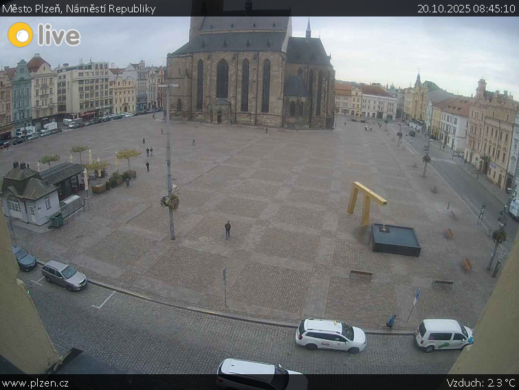 Město Plzeň - Náměstí Republiky - 20.10.2025 v 08:45 Město Plzeň - Náměstí Republiky - 20.10.2025 v 08:45