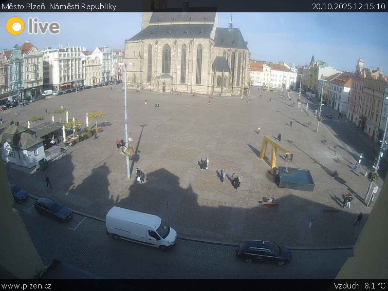 Město Plzeň - Náměstí Republiky - 20.10.2025 v 12:15 Město Plzeň - Náměstí Republiky - 20.10.2025 v 12:15