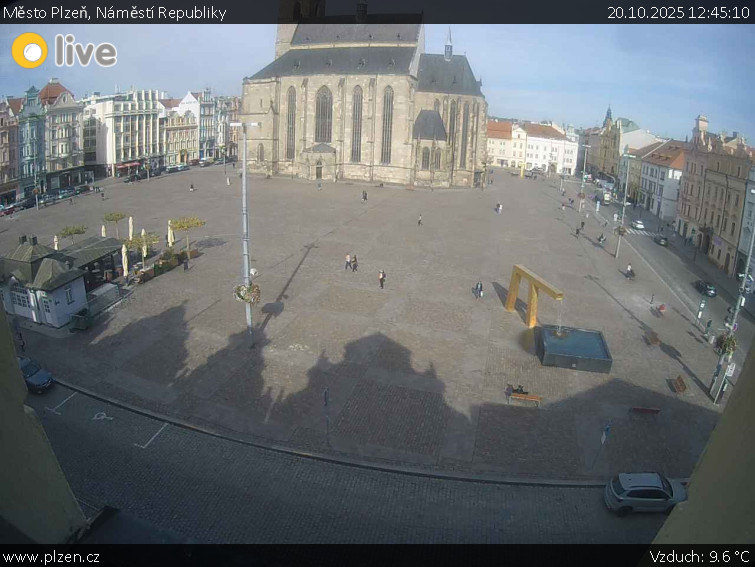 Město Plzeň - Náměstí Republiky - 20.10.2025 v 12:45 Město Plzeň - Náměstí Republiky - 20.10.2025 v 12:45